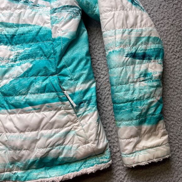 The North Face Puffer Jacket Girls Size XL Full Zip Fleece Lined Outdoor - Picture 10 of 16